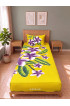 Hand Painted Rayon Bedsheet Set Single Size